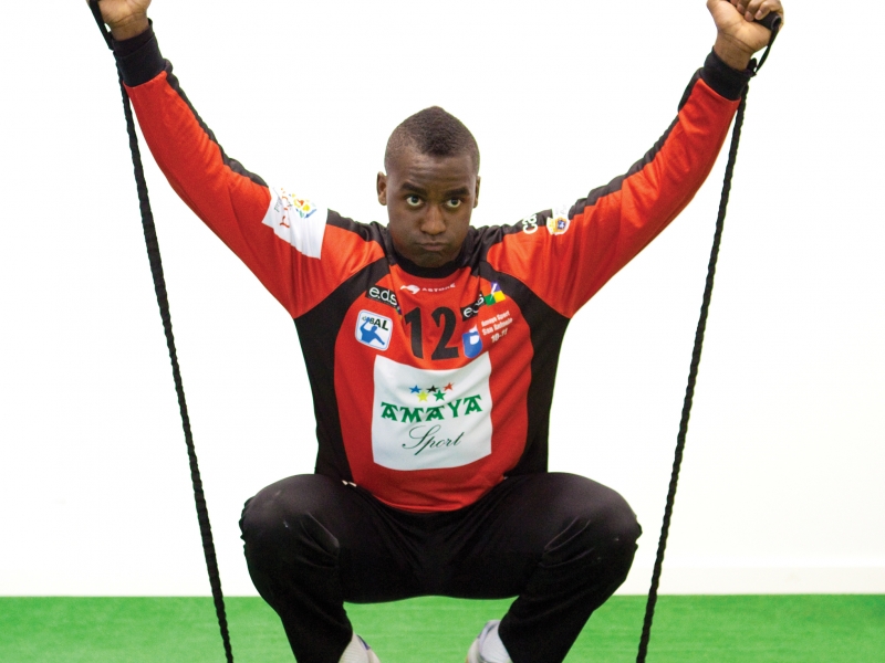 Semi esfera fitness con asas (1)