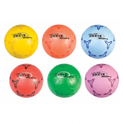 BALÓN FUTBOL ESPUMA COMPACTA. PACK 6.