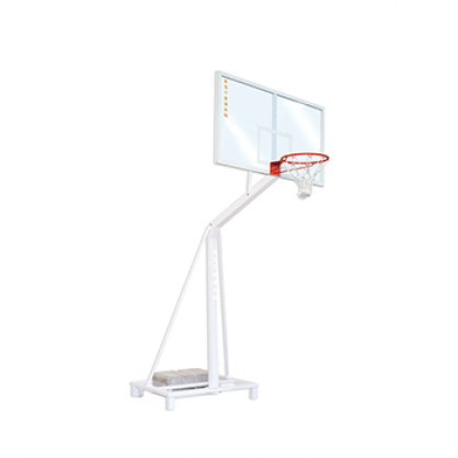 Canastas de baloncesto mviles tablero metacrilato. Salida 1,65 m