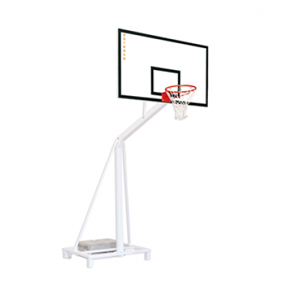 Canastas de baloncesto mviles tablero madera. Salida 1,65 m