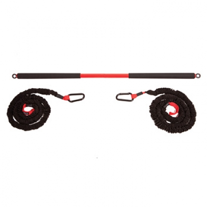 Barra y cuerdas elásticas