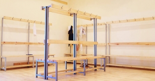 Bancos y Percheros para Vestuarios